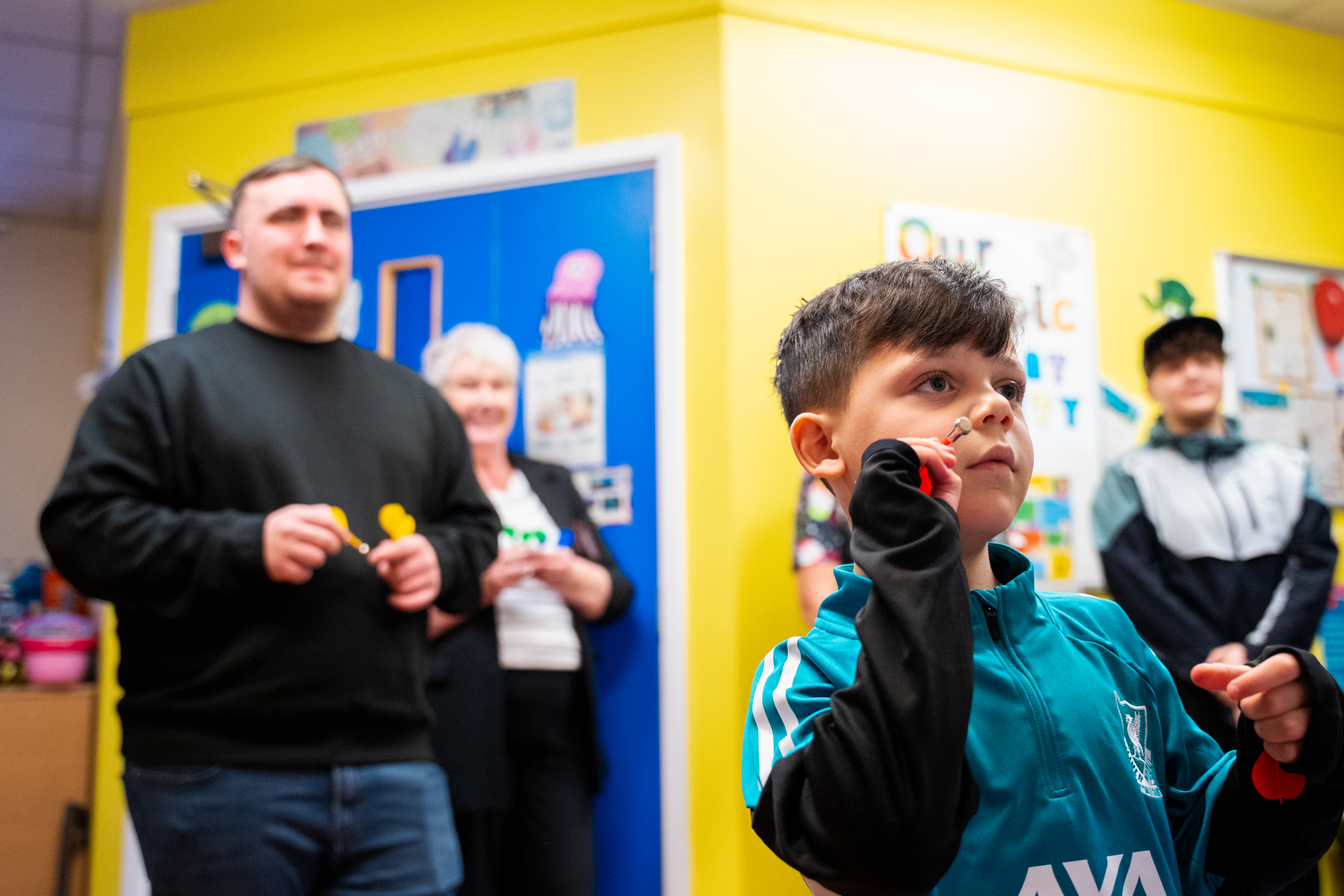 Luke Littler brings cheer to hometown hospital