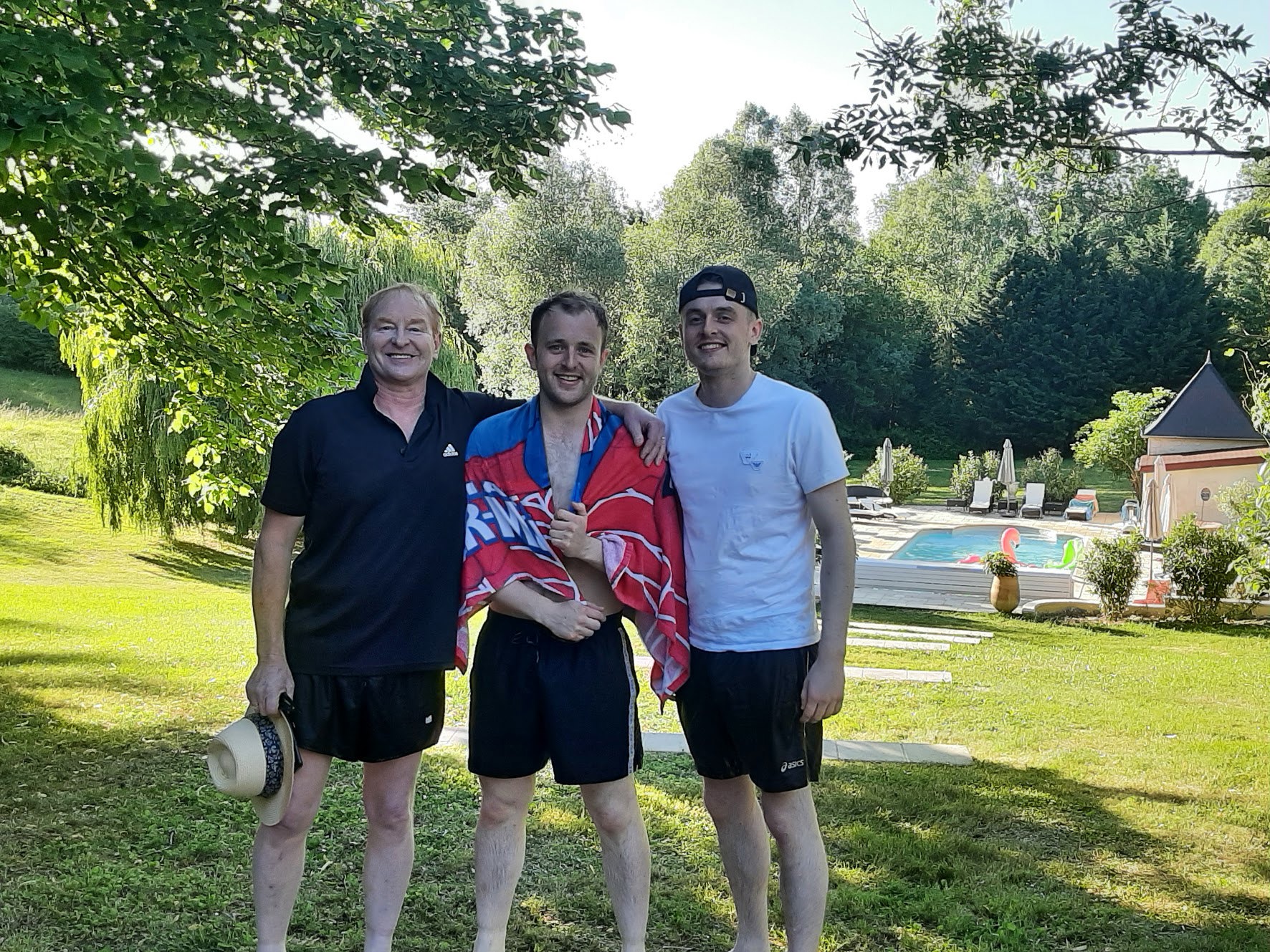 Paul with his two sons