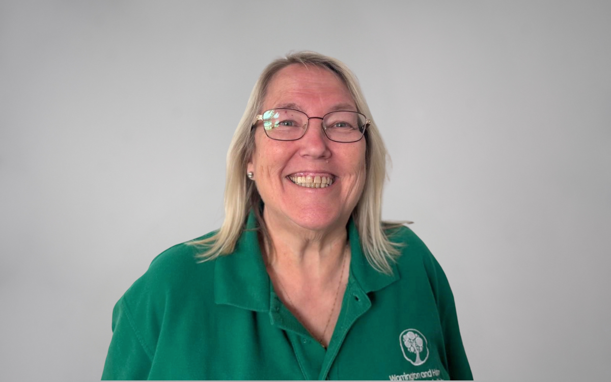 Charity volunteer, Audrey George.