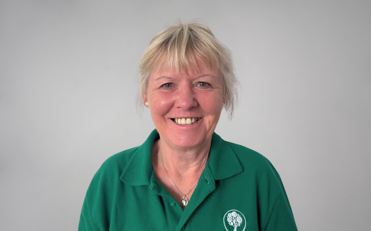 Charity volunteer, Carole Baker.