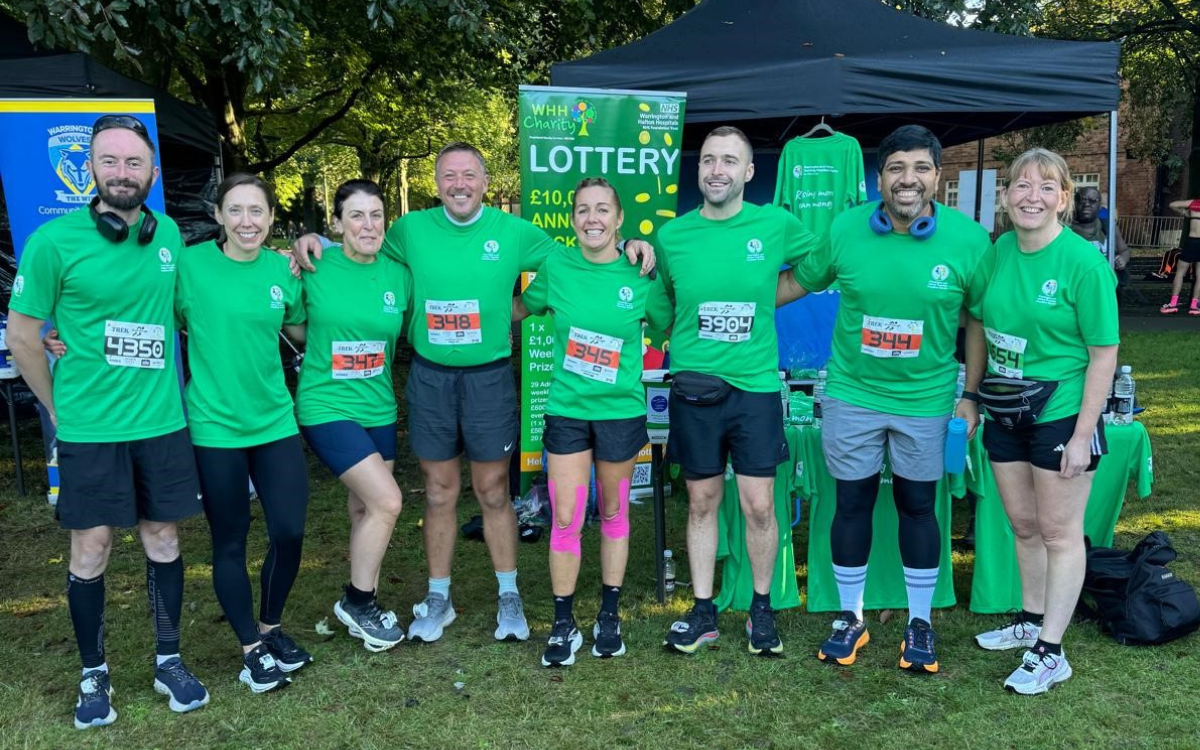 3.	Runners from local businesses, hospital teams and the wider community took on the festival’s challenges in support of Warrington and Halton Teaching Hospitals Charity.