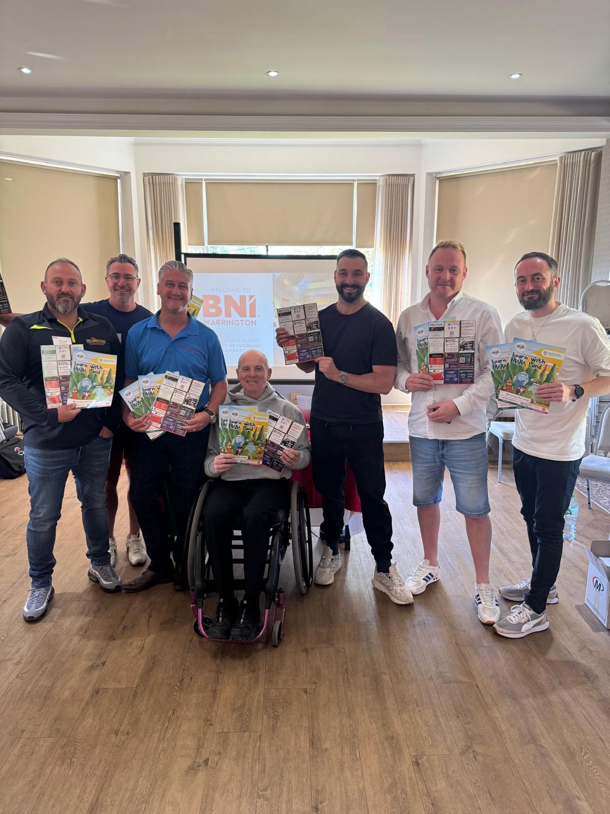 BNI Warrington With Activity Book Sponsorship