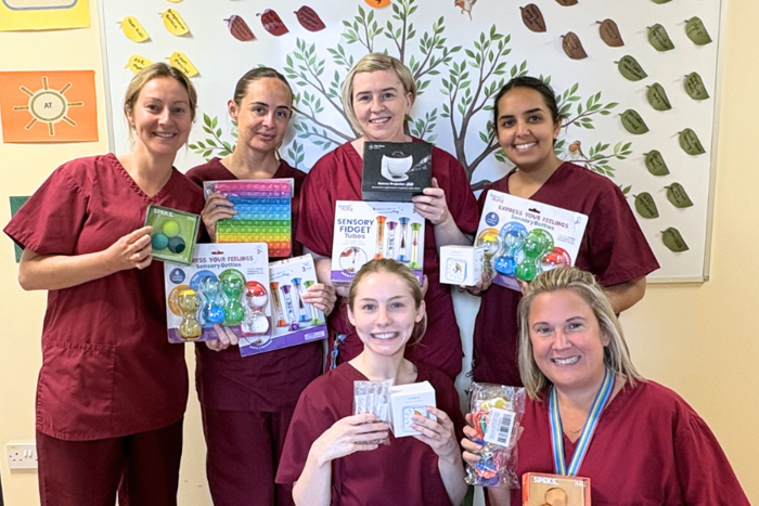 Bolton dentist team with sensory toys