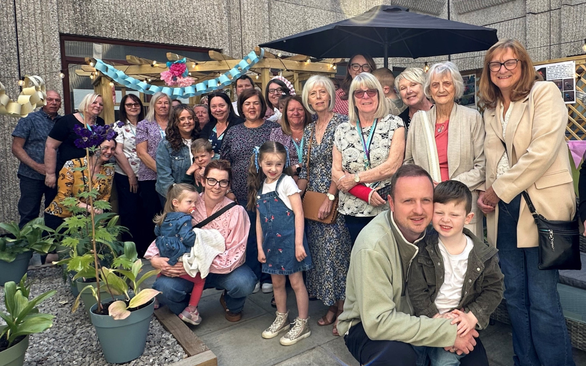 All attendees of the radiology garden opening.