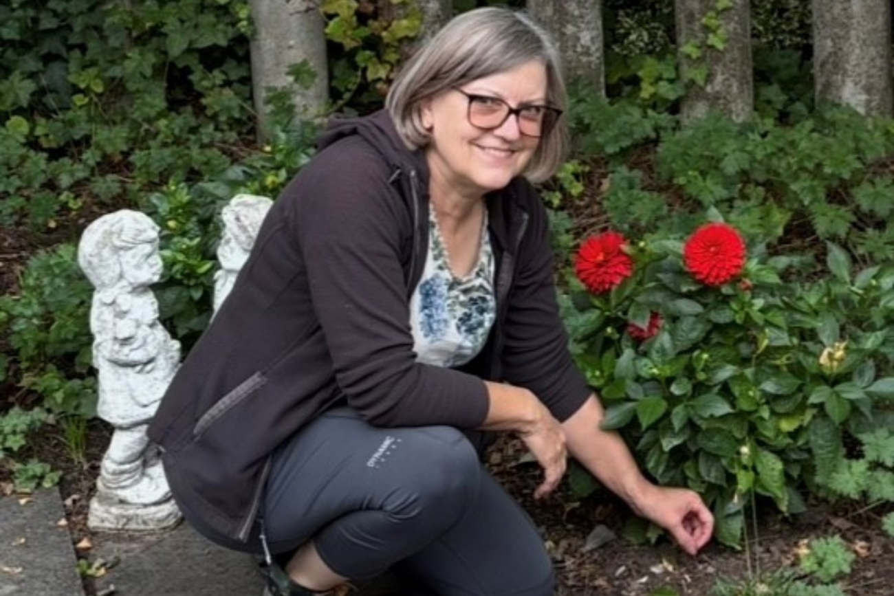 Volunteer and organiser, Alison Kinross.